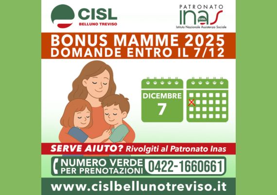 Bonus Mamme 2025: 40 euro al mese per lavoratrici con due o più figli