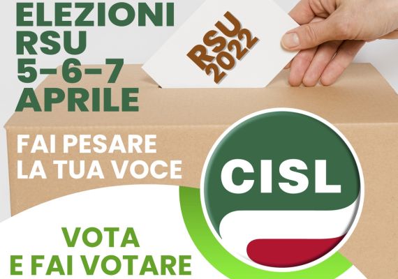 5-6-7 aprile rinnovo delle RSU di tutto il Pubblico Impiego